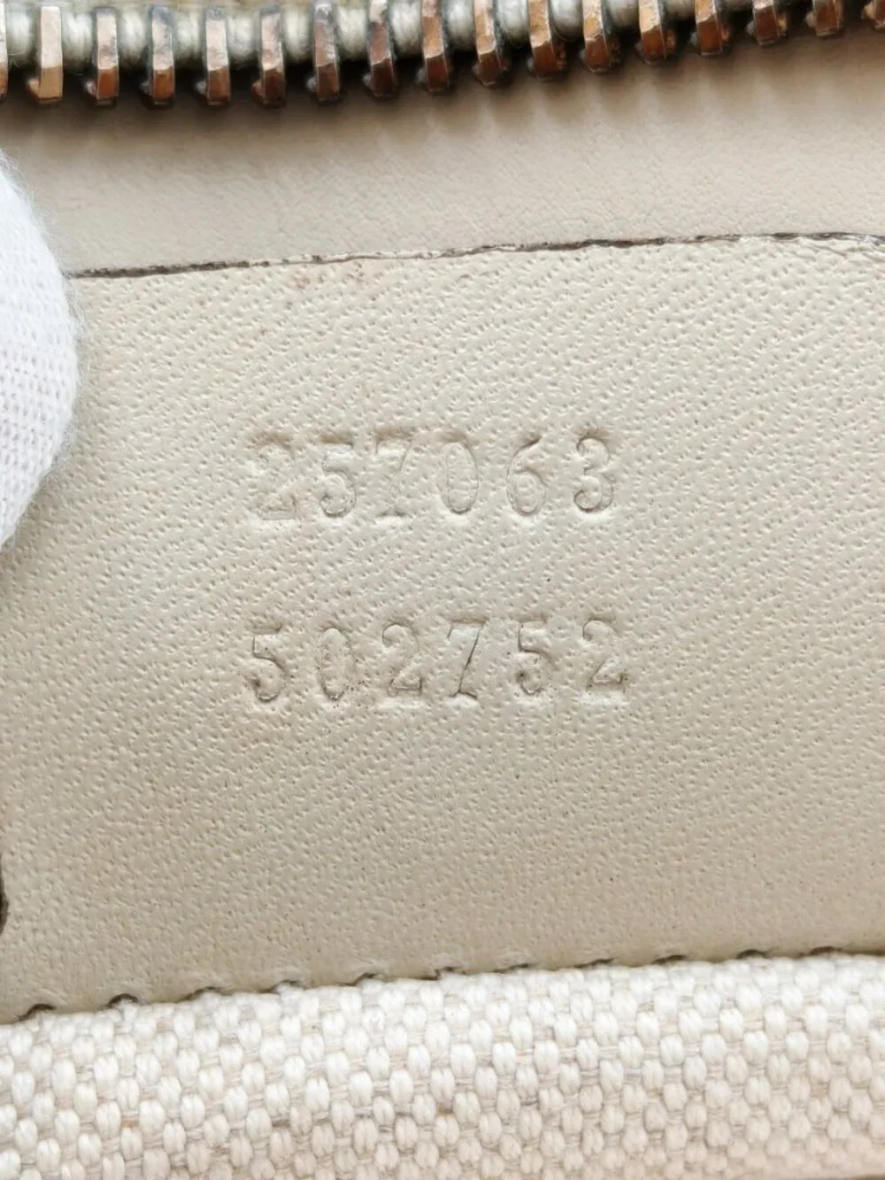 Gucci GG Canvas Web Bow Tote Bag Beige Ivory Leather Handbag Italy